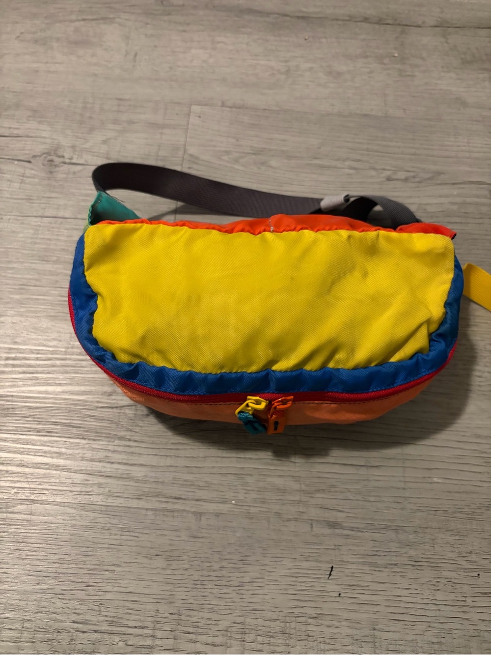 cotopaxi Colorblock Fanny Pack in Orange, Red & Yellow - Picture 6 of 6